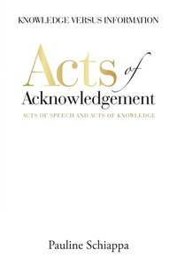 bokomslag Acts of Acknowledgement