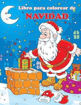 bokomslag Libro Para Colorear de Navidad: Las Aventuras de Papá Noel