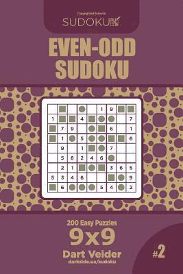 bokomslag Even-Odd Sudoku - 200 Easy Puzzles 9x9 (Volume 2)