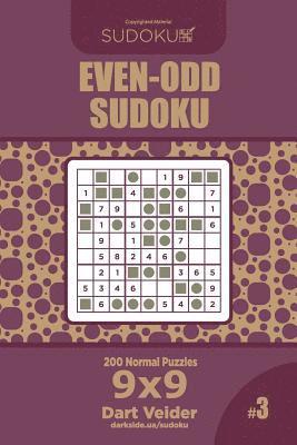 bokomslag Even-Odd Sudoku - 200 Normal Puzzles 9x9 (Volume 3)