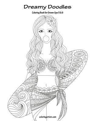 bokomslag Dreamy Doodles Coloring Book for Grown-Ups 5 & 6