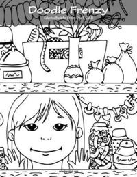 bokomslag Doodle Frenzy Coloring Book for Grown-Ups 1, 2 & 3