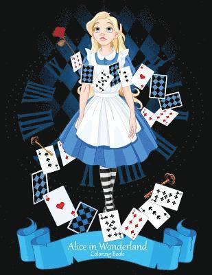 bokomslag Alice in Wonderland Coloring Book 1