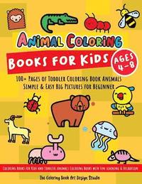 bokomslag Animal Coloring Books for Kids Ages 4-8