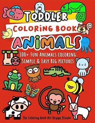 Toddler Coloring Book Animals 1