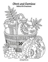 bokomslag Malbuch mit Obst und Gemüse für Erwachsene 1