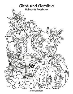 bokomslag Malbuch mit Obst und Gemüse für Erwachsene 1
