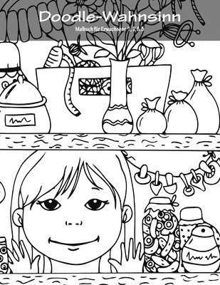 Doodle-Wahnsinn-Malbuch für Erwachsene 1, 2 & 3 1
