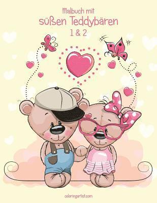 bokomslag Malbuch mit süßen Teddybären 1 & 2