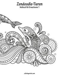 bokomslag Malbuch mit Zendoodle-Tieren für Erwachsene 1
