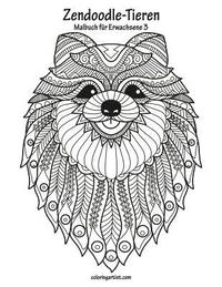 bokomslag Malbuch mit Zendoodle-Tieren für Erwachsene 3