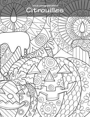 bokomslag Livre de coloriage pour adultes Citrouilles 1