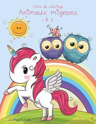 bokomslag Livre de coloriage Animaux mignons 1 & 2