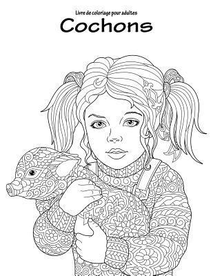 bokomslag Livre de coloriage pour adultes Cochons 1