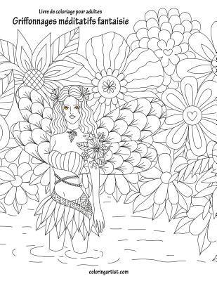 bokomslag Livre de coloriage pour adultes Griffonnages meditatifs fantaisie 1