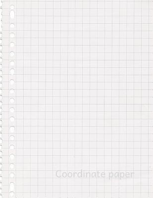 Coordinate paper: Quad Rule graph paper,8.5 x 11 (5x5 graph paper) 100 pages 1