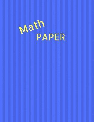 Math Paper: Quad Rule graph paper,8.5 x 11 (5x5 graph paper) 100 pages 1