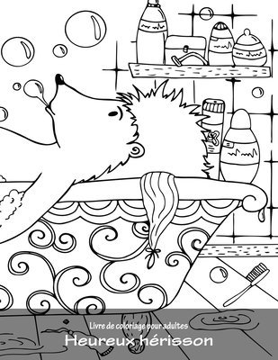 Nick Snels - Livre de coloriage pour adultes Heureux hérisson 1, Häftad