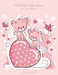 bokomslag Animales adorables libro para colorear 2
