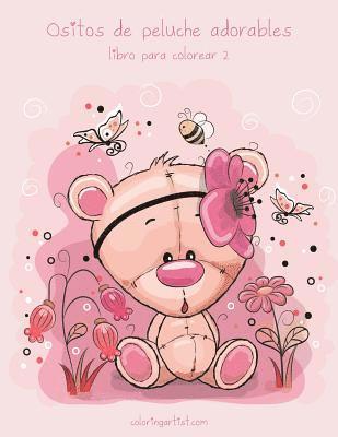 bokomslag Ositos de peluche adorables libro para colorear 2