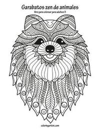 bokomslag Garabatos zen de animales libro para colorear para adultos 3