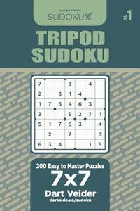 bokomslag Tripod Sudoku - 200 Easy to Master Puzzles 7x7 (Volume 1)