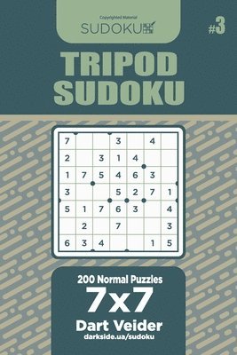 bokomslag Tripod Sudoku - 200 Normal Puzzles 7x7 (Volume 3)