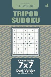 bokomslag Tripod Sudoku - 200 Hard Puzzles 7x7 (Volume 4)