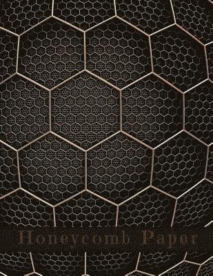 bokomslag Honeycomb Paper: Hex paper (or honeycomb paper), This large hexagons measure .5" per side.100 pages, 8.5 x 11.GET YOUR GAME ON: -)
