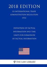 bokomslag Non-Application of Previously Withdrawn Regulatory Provisions Governing Targeted Dumping in Antidumping Duty Investigations (Us International Trade Ad