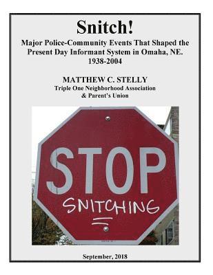 Snitch!: Major Police-Community Events that Shaped Omaha's Informant System, 1938-2004 1