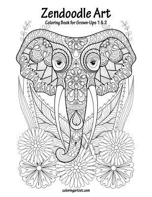 bokomslag Zendoodle Art Coloring Book for Grown-Ups 1 & 2