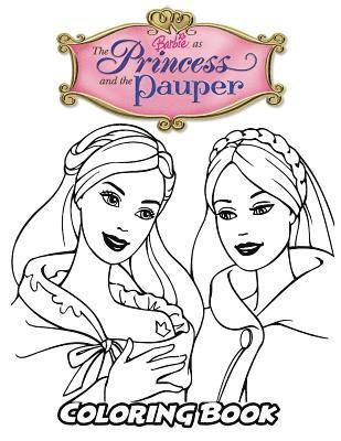 barbie the princess and the pauper coloring book