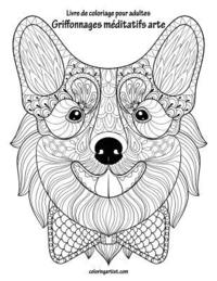 bokomslag Livre de coloriage pour adultes Griffonnages meditatifs arte 1