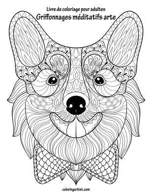 bokomslag Livre de coloriage pour adultes Griffonnages meditatifs arte 1