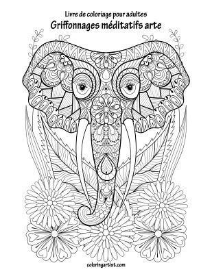 bokomslag Livre de coloriage pour adultes Griffonnages méditatifs arte 1 & 2