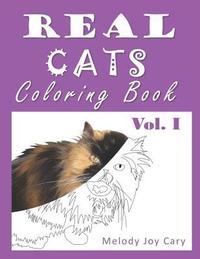 bokomslag REAL CATS Coloring Book: 50 Pages of Cats to Color for Adults or Kids