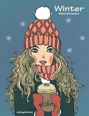 bokomslag Wintermalbuch für Erwachsene 1