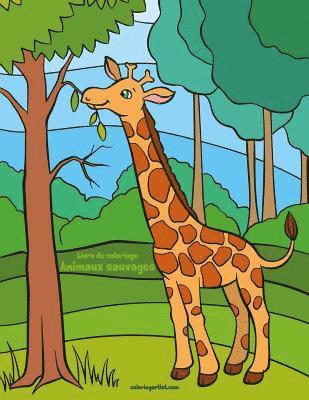 bokomslag Livre de coloriage Animaux sauvages 3