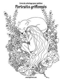 bokomslag Livre de coloriage pour adultes Portraits griffonnés 2