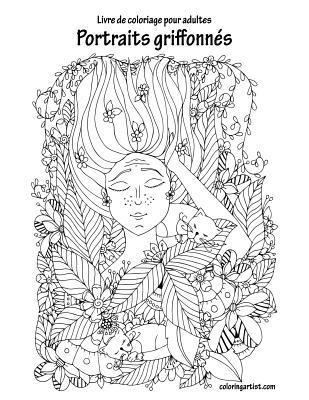 Livre de coloriage pour adultes Portraits griffonnés 1 & 2 1