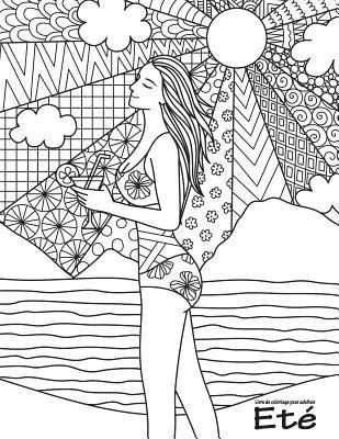 bokomslag Livre de coloriage pour adultes Été 1