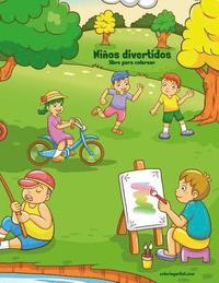 bokomslag Niños divertidos libro para colorear 1