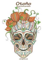 bokomslag Otoño libro para colorear para adultos 1