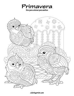 Primavera libro para colorear para adultos 1 1