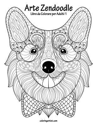 bokomslag Arte Zendoodle Libro da Colorare per Adulti 1