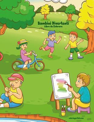bokomslag Bambini Divertenti Libro da Colorare 1