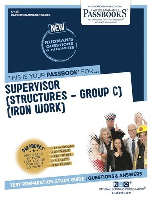 bokomslag Supervisor (Structures-Group C)(Iron Work)