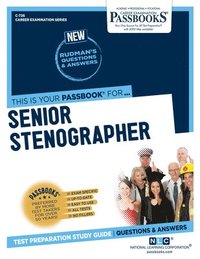 bokomslag Senior Stenographer (C-726): Passbooks Study Guide Volume 726