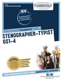 bokomslag Stenographer-Typist Gs1-4 (C-767): Passbooks Study Guide Volume 767
